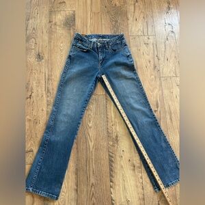 Aura Wrangler Women’s  blue Jeans Sz 6 avg straight leg western